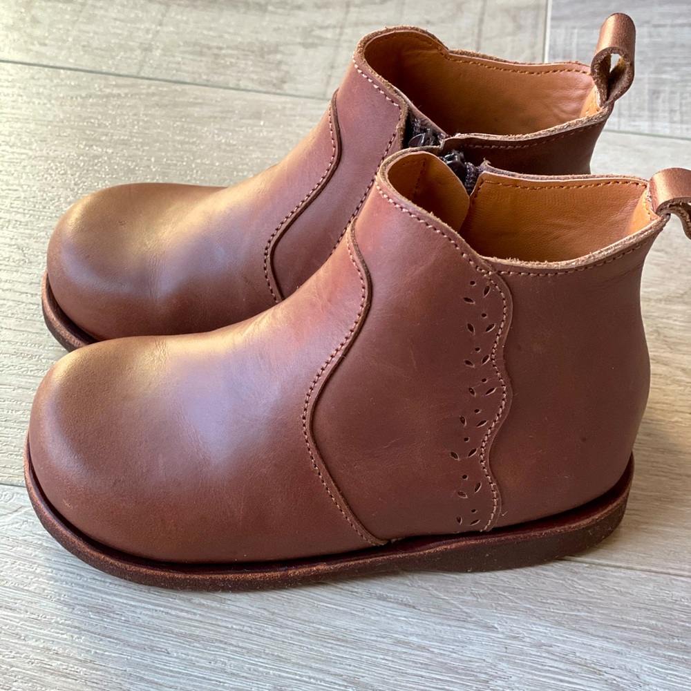 Children’s leather booties